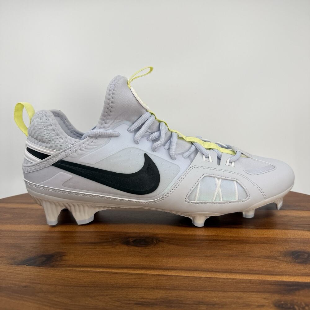 Nike Huarache 9 Varsity LAX SE Low Mens Size 9 Cleats Lacrosse Grey NEW